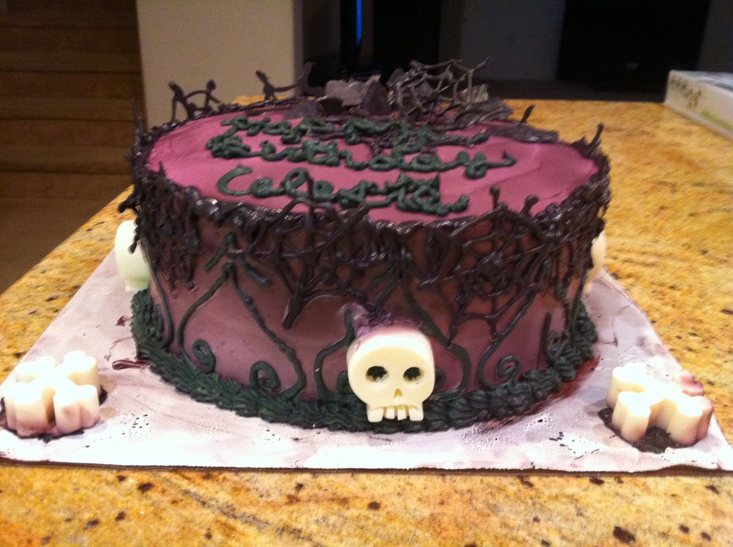 Gothic Birthday Cakes
 Goth Birthday Cakes