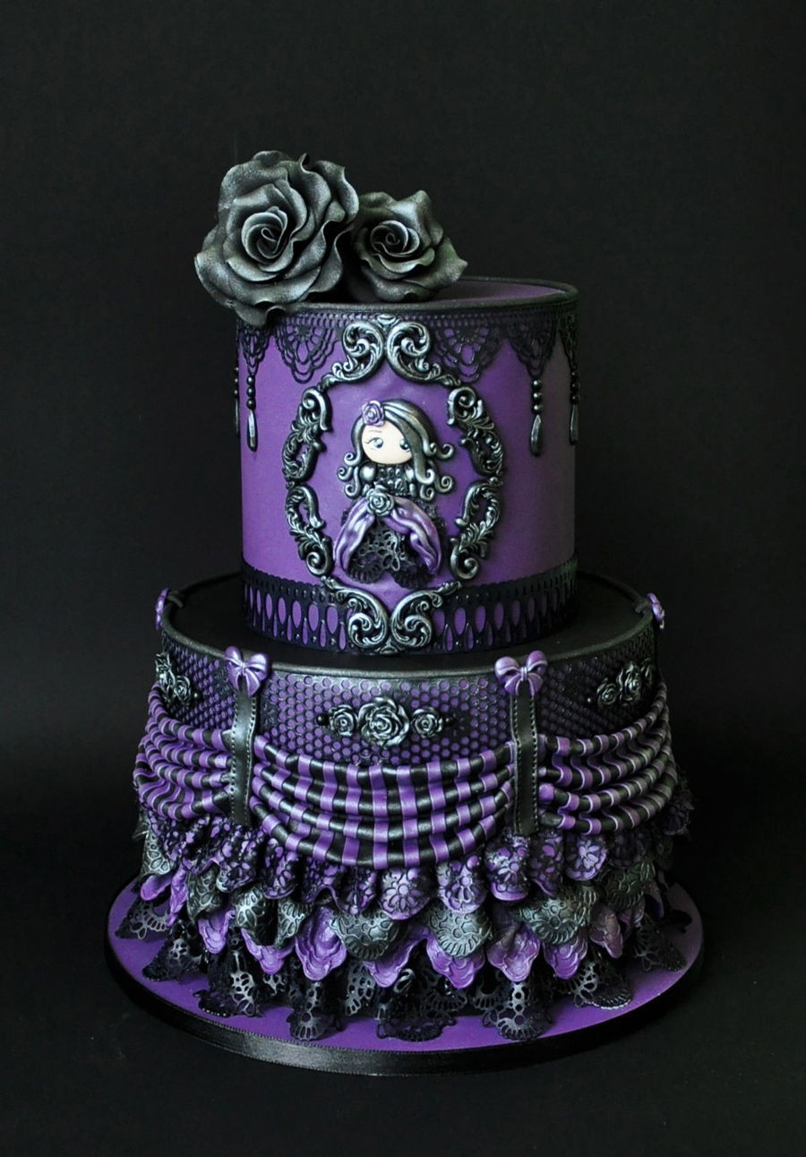 Gothic Birthday Cakes
 Victorian Gothic CakeCentral