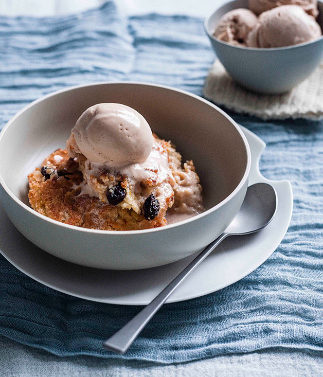 Gourmet Bread Pudding
 Bread pudding with caramel ice cream Gourmet Traveller