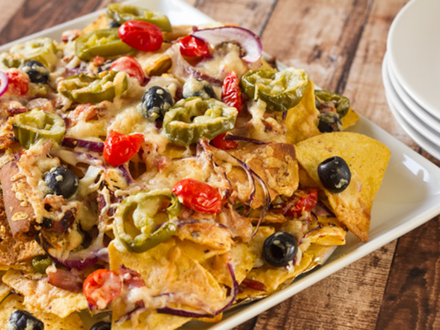 Gourmet Nachos Recipe
 Friday indulgence Gourmet nachos recipes