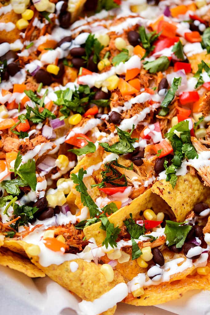 Gourmet Nachos Recipe
 Slow Cooker Chicken Enchilada Nachos Slow Cooker Gourmet