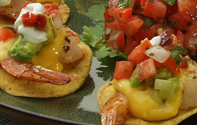 Gourmet Nachos Recipe
 Ricos Shrimp Nachos