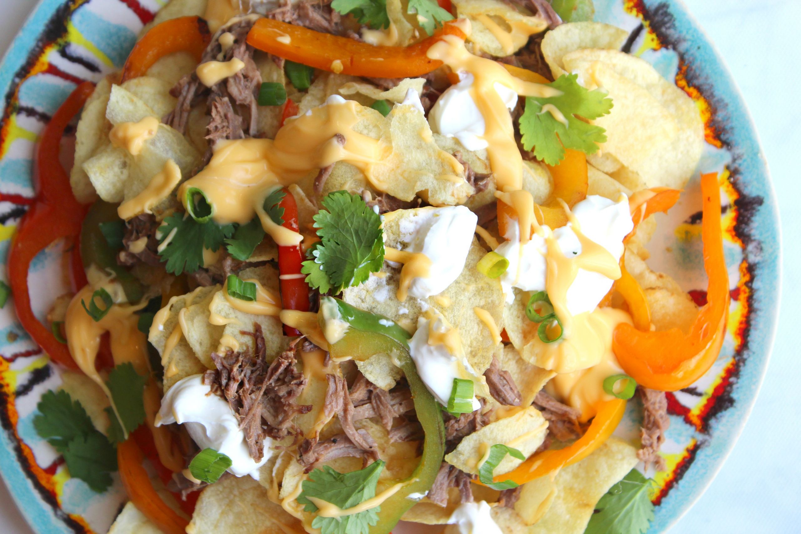 Gourmet Nachos Recipe
 Shredded Beef Gourmet Nachos Bud Savvy Diva