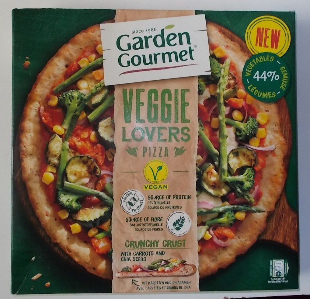 Gourmet Veggie Pizza
 Garden Gourmet Veggie Lovers Pizza BlogTestesser