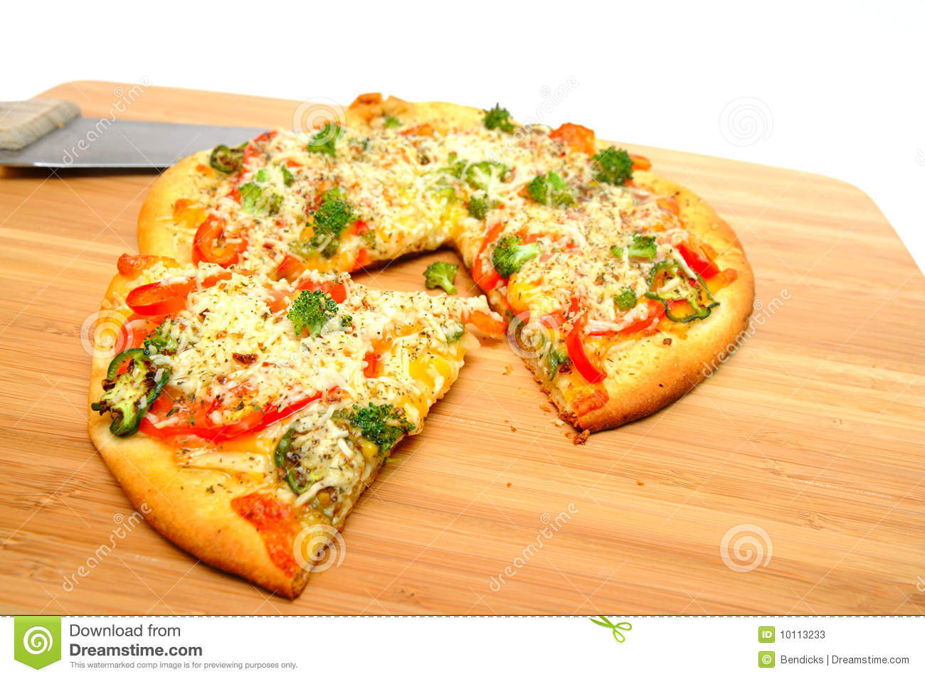 Gourmet Veggie Pizza
 Gourmet Veggie Pizza Stock s Image