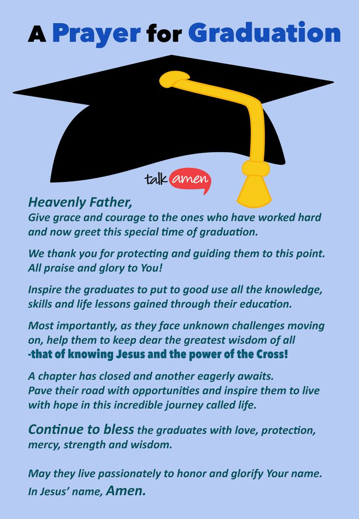 Graduation Blessings Quotes
 A Prayer for Graduation