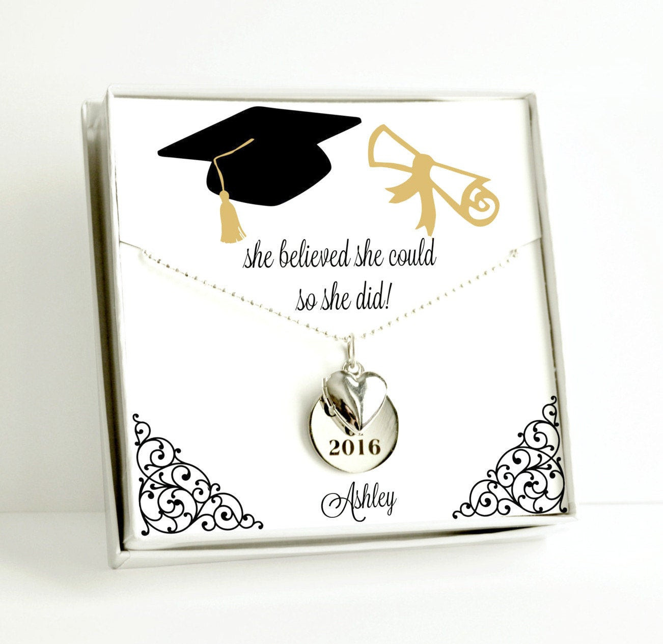 Graduation Gift Ideas For Women
 Graduation Gift Charm Necklace Women s Jewelry by