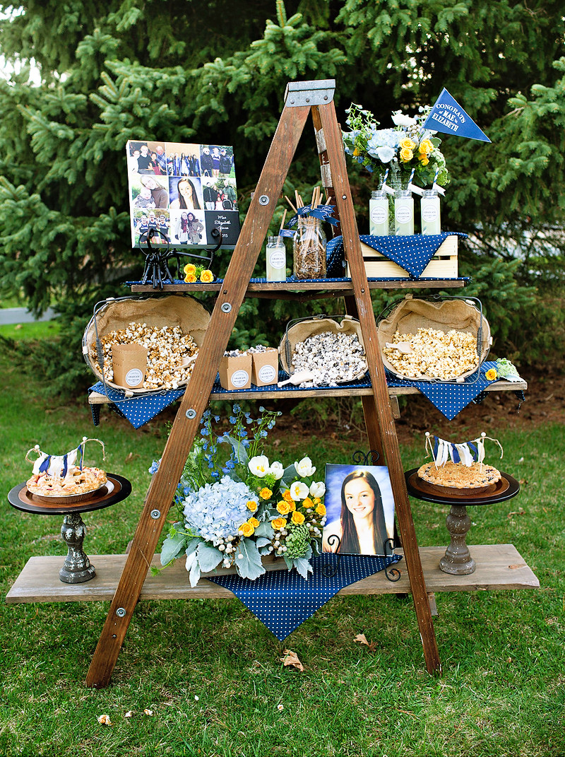 Graduation Party Ideas In The Backyard
 Lovely & Rustic "Keys to Success" Graduation Party