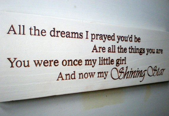 Graduation Quotes For Daughters
 Beautiful Daughter Graduation ing Age Wood Sign from