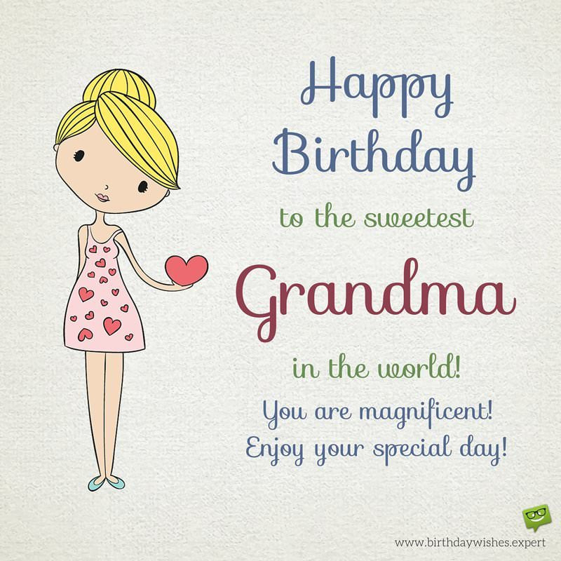 Grandmother Birthday Quotes
 Happy Birthday Grandma