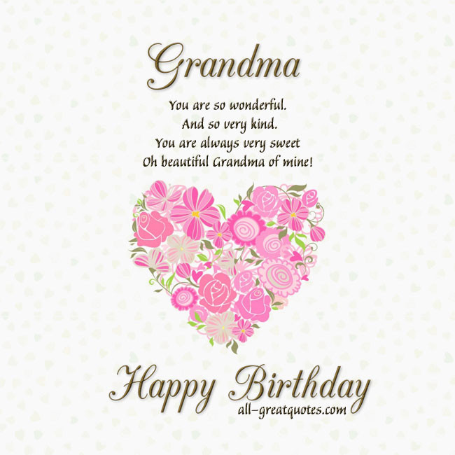 Grandmother Birthday Quotes
 HAPPY BIRTHDAY QUOTES FOR GRANDMA IN HEAVEN image quotes