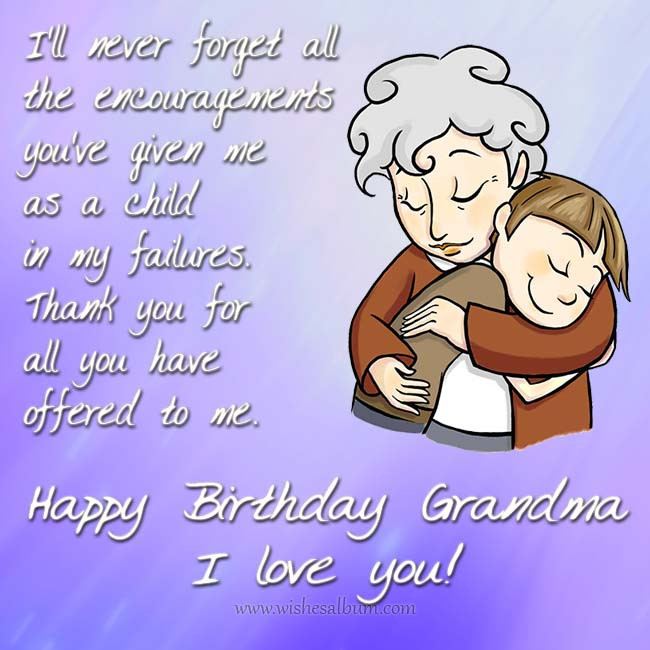 Grandmother Birthday Quotes
 50 Happy Birthday Messages to Grandma WishesAlbum