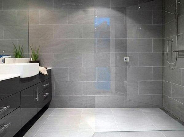 Gray Bathroom Tile Ideas
 Top 60 Best Grey Bathroom Tile Ideas Neutral Interior