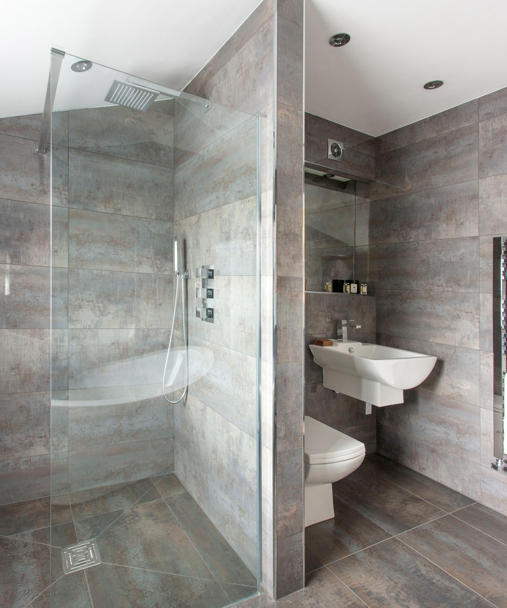 Gray Bathroom Tile Ideas
 Grey bathroom ideas – Grey bathroom ideas from pale greys