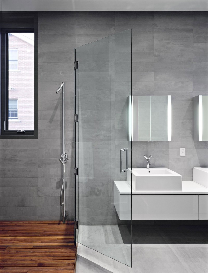 Gray Bathroom Tile Ideas
 Grey Bathroom Ideas for Clean Urban House Styles Traba Homes