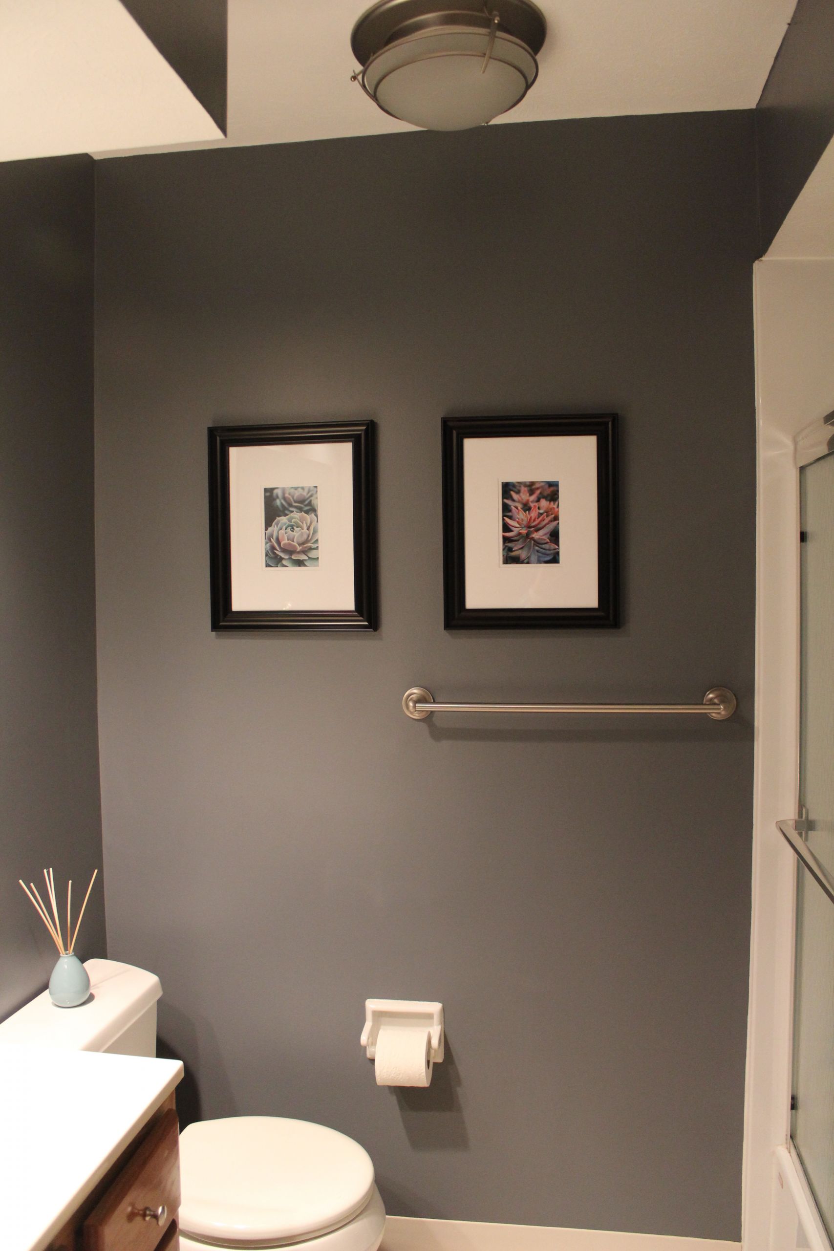 Gray Bathroom Walls
 bathroom