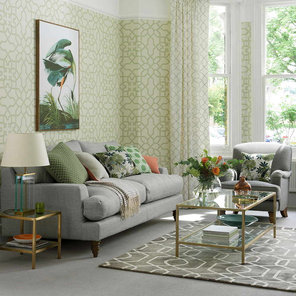 Gray Couch Living Room Ideas
 Green living room ideas – redecorate with the summer’s