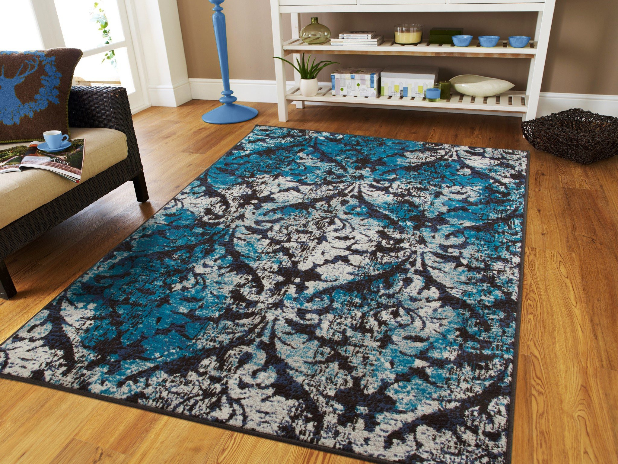 Gray Living Room Rugs
 Buy Luxury Contemporary Rugs For Living Room Black Blue