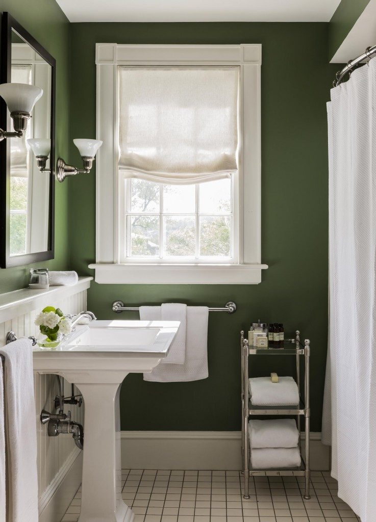 Green Bathroom Paint
 Farrow & Ball Calke Green Interiors By Color 6 interior
