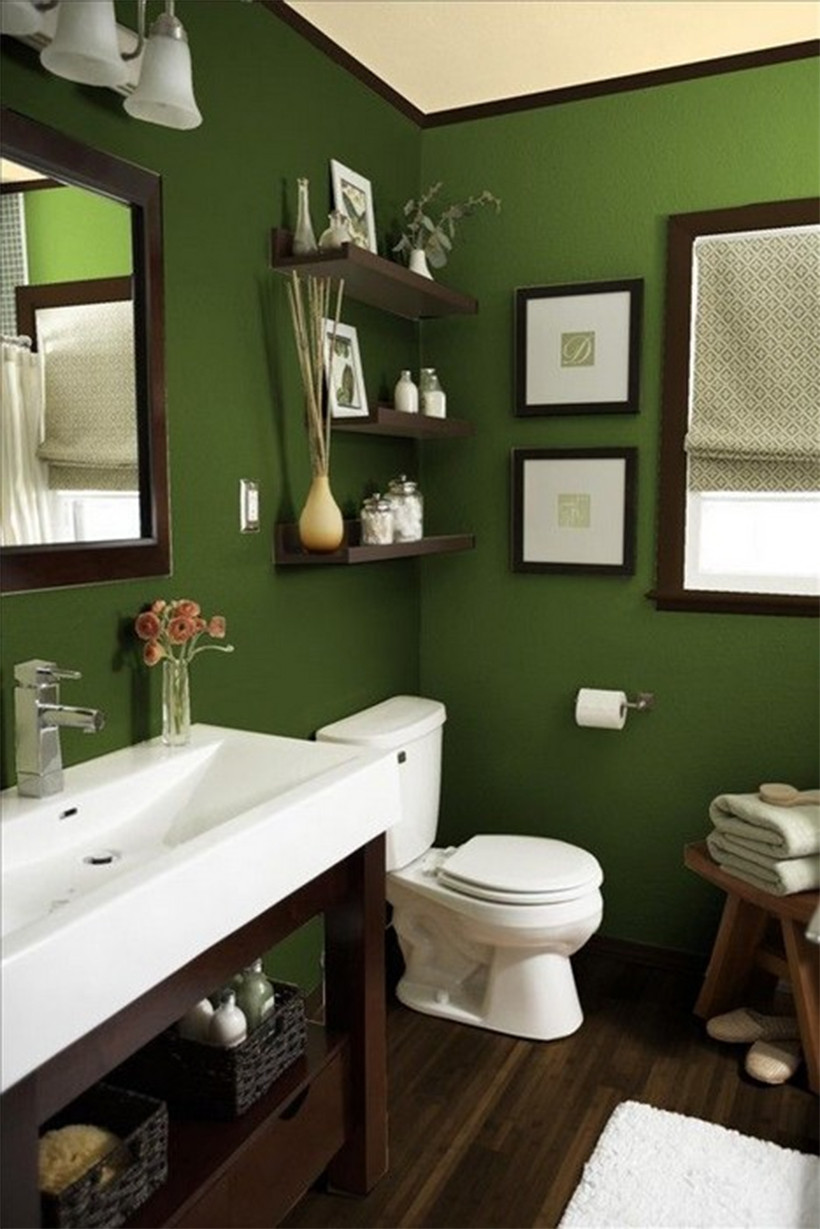 Green Bathroom Paint
 6 Incredible Bathrooms You ll Be Lusting After Woman Tribune