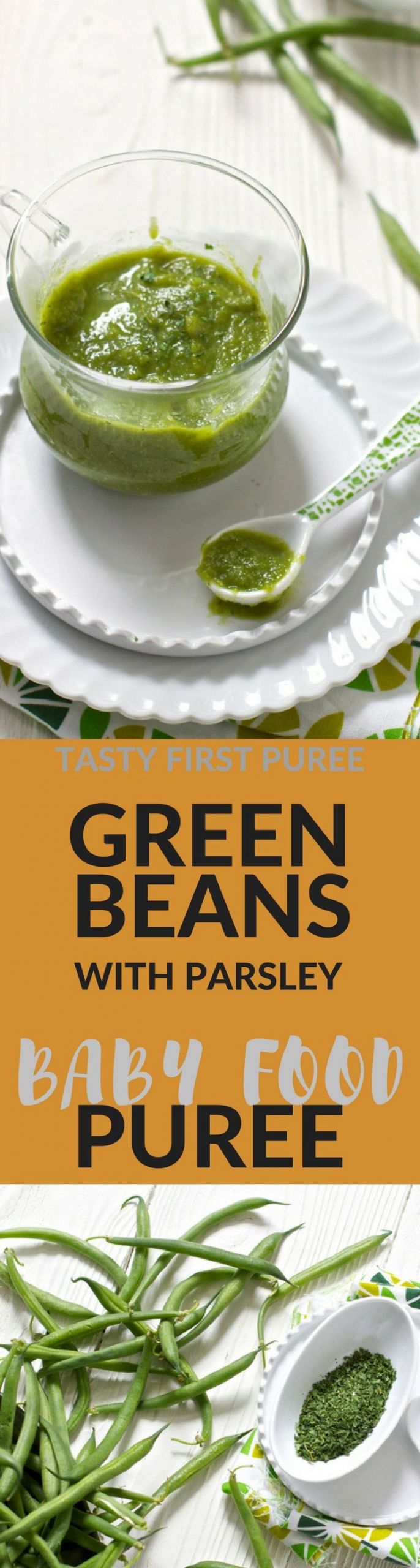 Green Bean Baby Food Recipe
 Green beans parsley baby food puree Recipe