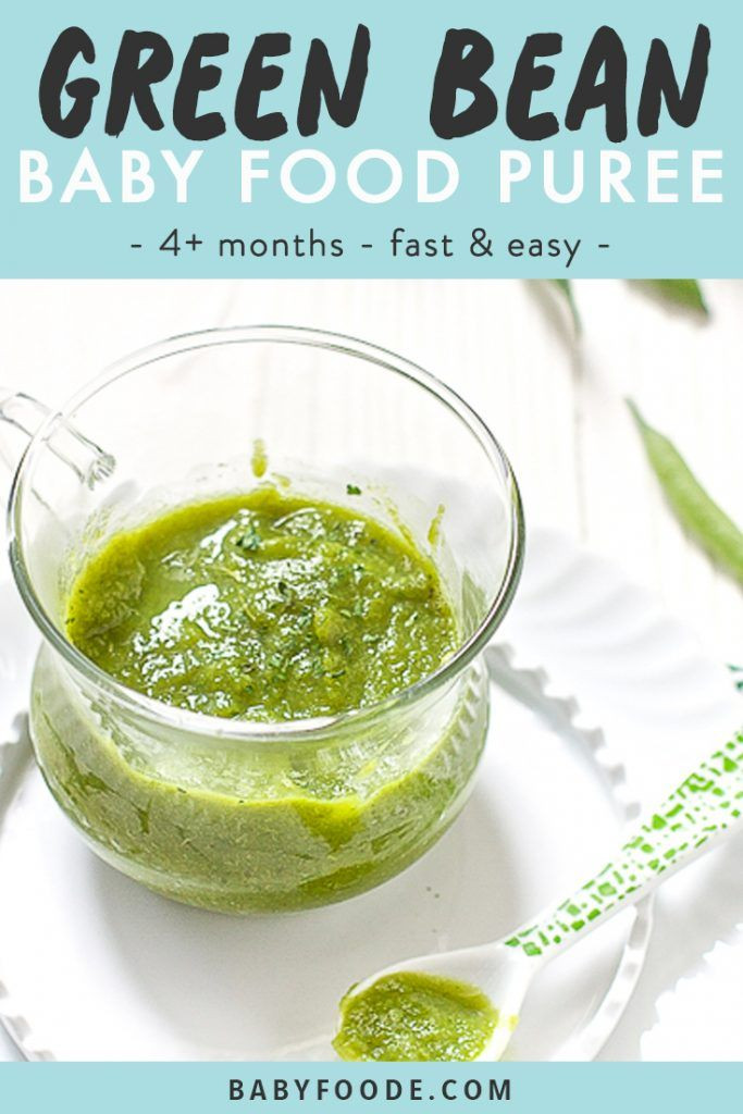 Green Bean Baby Food Recipe
 Green beans parsley baby food puree Recipe