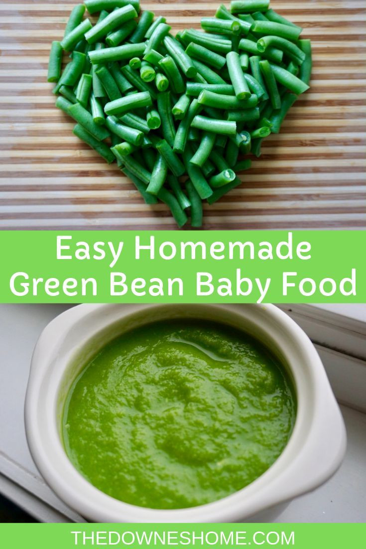 Green Bean Baby Food Recipe
 Homemade Green Bean Baby Food in 2020