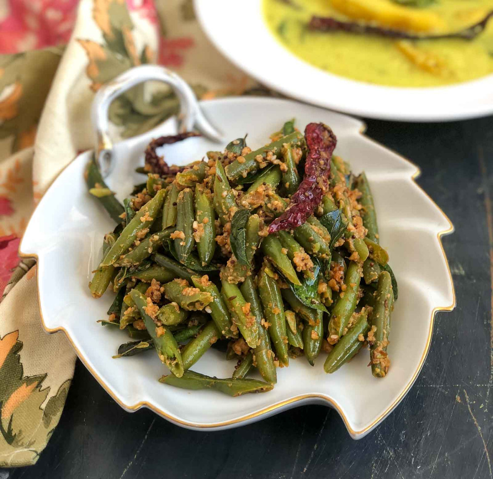 Green Bean Recipes Indian
 Green Beans Poriyal Recipe With Peanuts & Sesame
