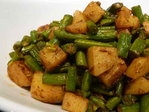 Green Bean Recipes Indian
 Aloo Potatoes and Green Beans Subzi Recipe Video indian
