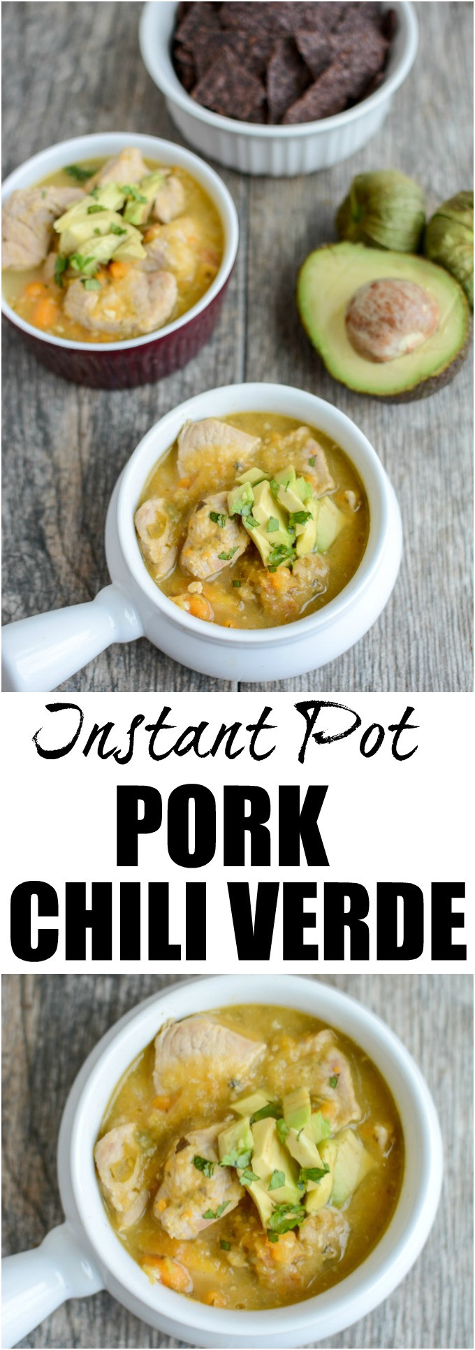 Green Pork Chili Verde Recipe
 Instant Pot Pork Chili Verde