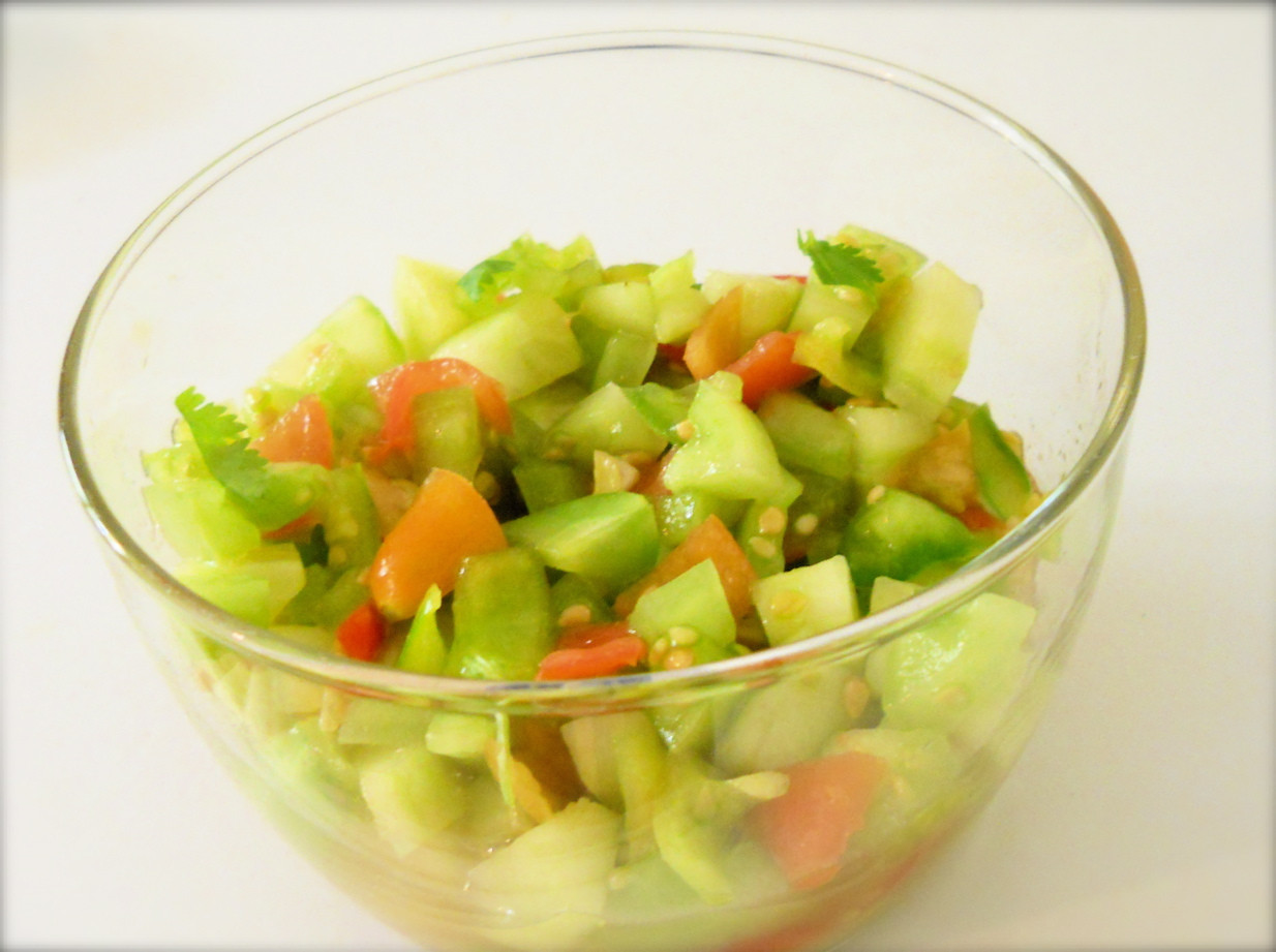 Green Tomato Salsa
 Roots of Simplicity A Harvest of Green Making Tomato