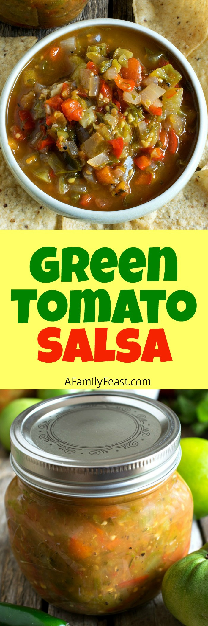 Green Tomato Salsa
 Peg’s Green Tomato Salsa A Family Feast