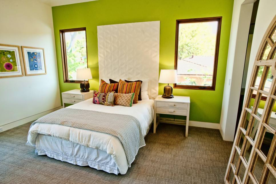 Green Walls Bedroom
 24 Accent Wall Designs Decor Ideas