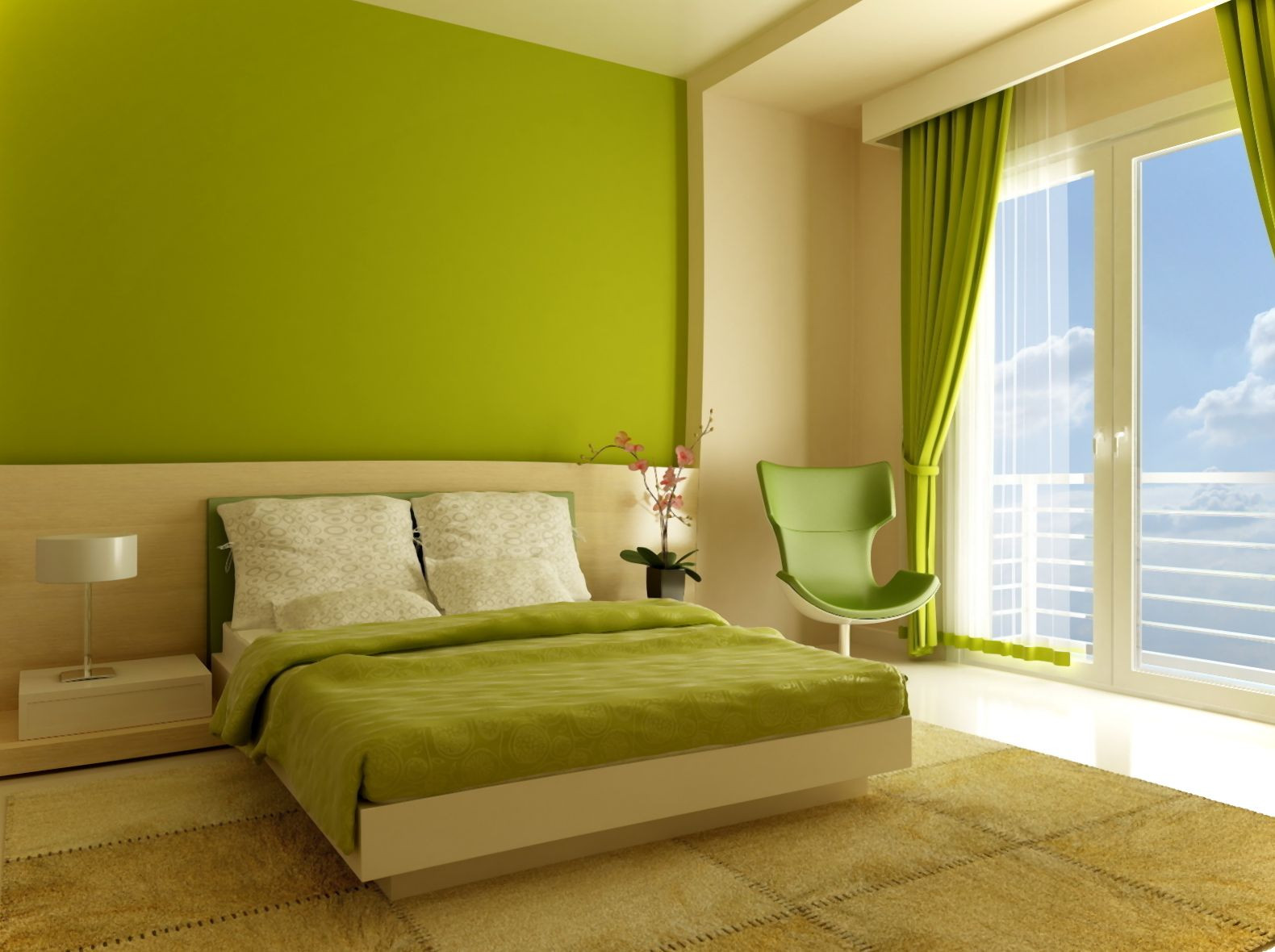 Green Walls Bedroom
 3 Essential Considerations in Choosing Paint Color for