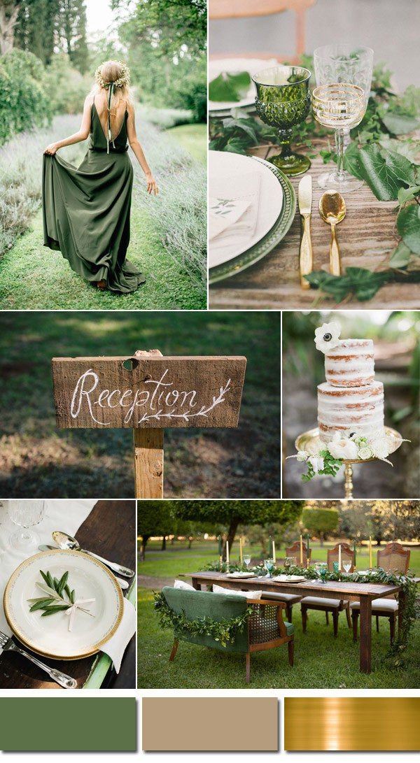 Green Wedding Colors
 Kale Green Wedding Color Ideas for 2017 Spring & Summer