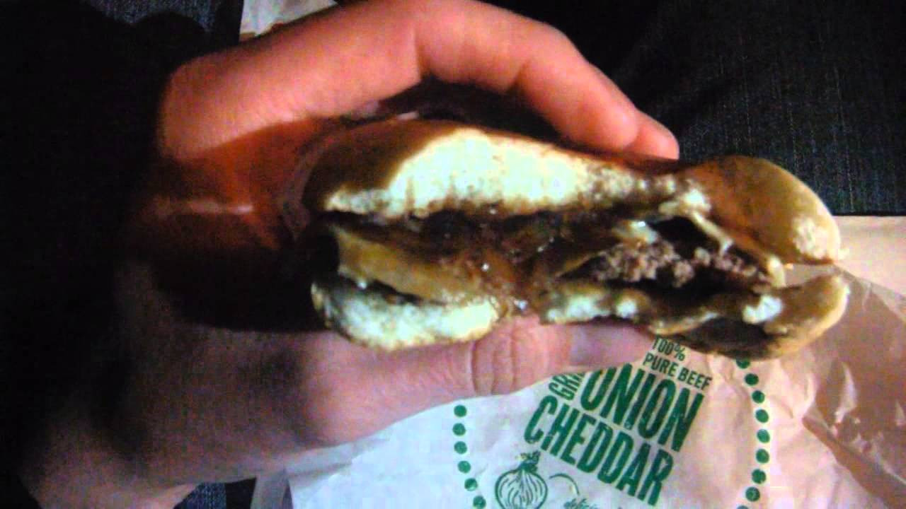 Grilled Onion Cheddar Burger
 McDonalds Grilled ion Cheddar Burger Fast Food