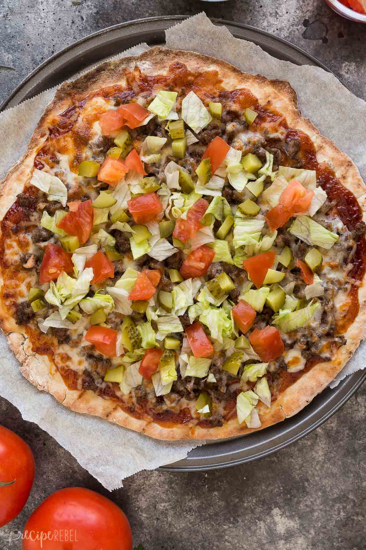 Grilled Pizza Dough Recipe
 Grilled Cheeseburger Pizza Recipe perfect for summer