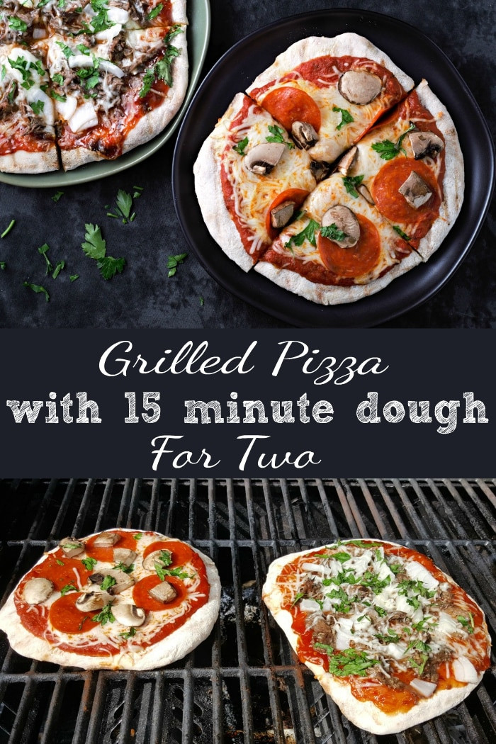 Grilled Pizza Dough Recipe
 Easy Grilled Pizza with 15 Minute Dough • Zona Cooks