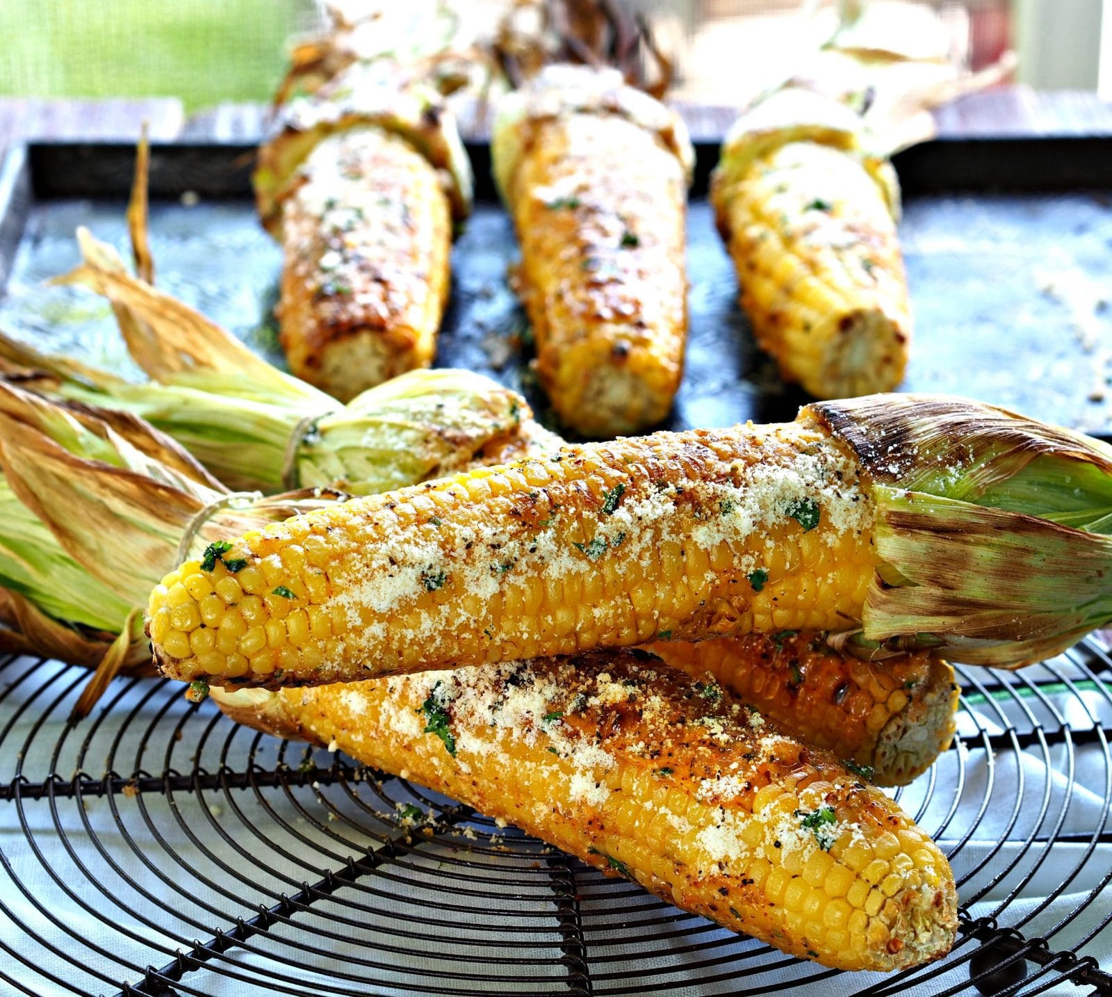 Grilling Corn On The Cob
 Grilled Corn Simply Sated
