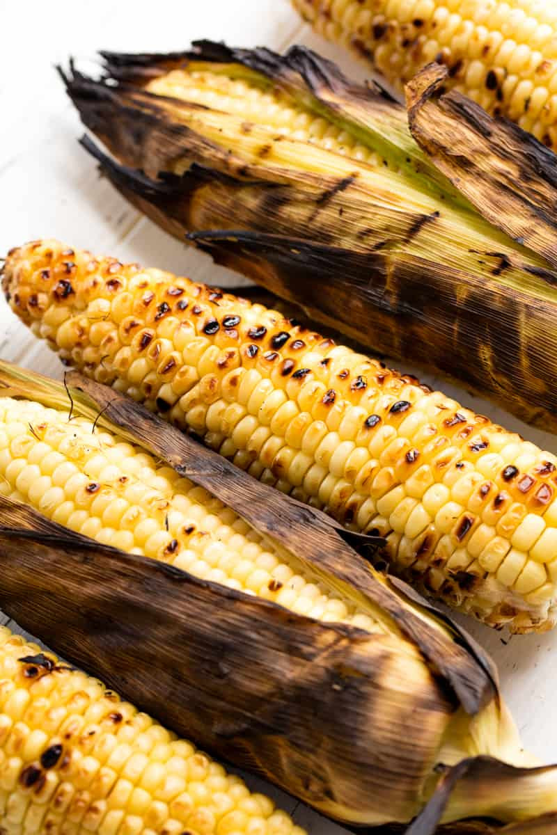 Grilling Corn On The Cob
 Grilled Corn on the Cob