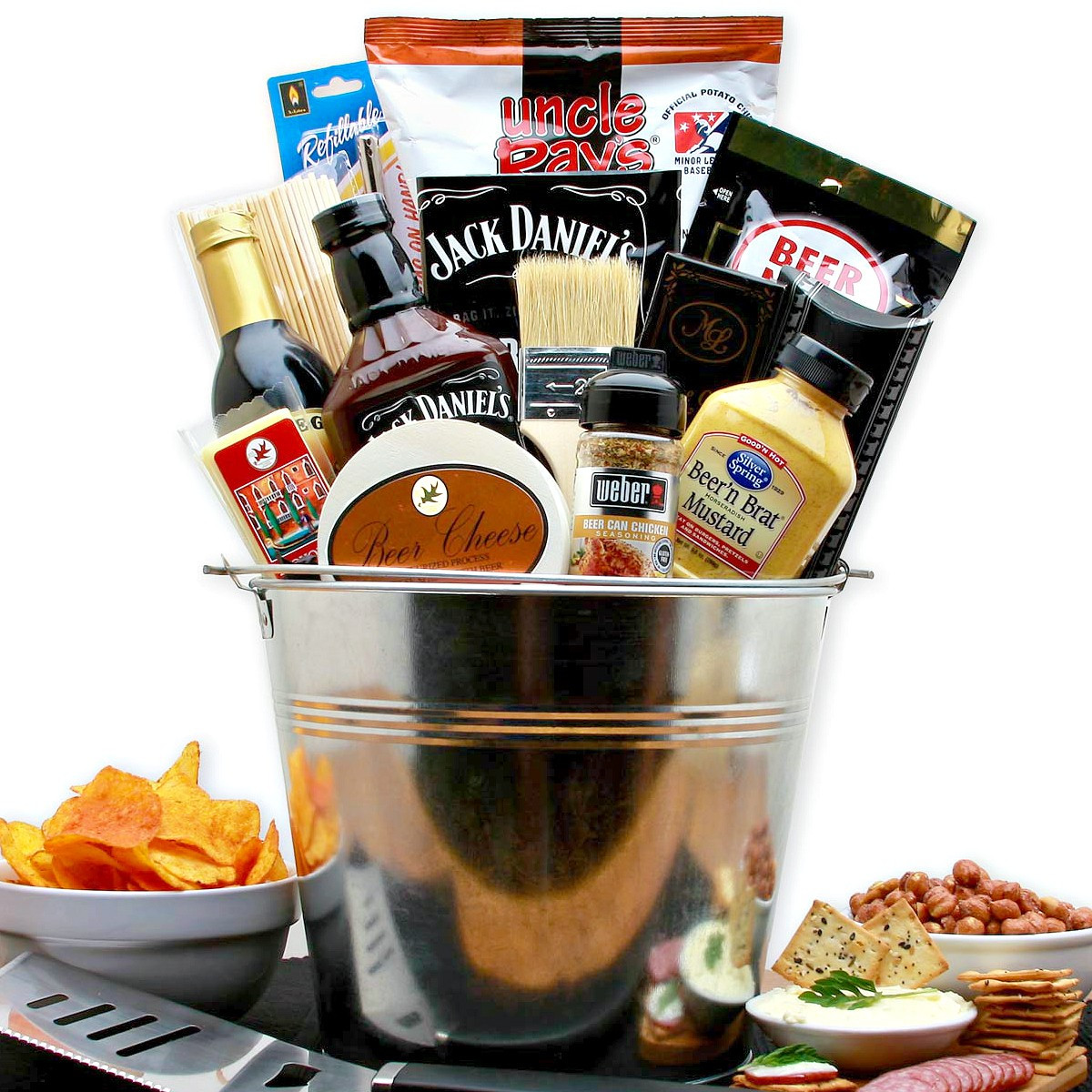 Grilling Gift Basket Ideas
 BBQ Lovers Grilling Gift Basket and Bar B Q Grilling Tools