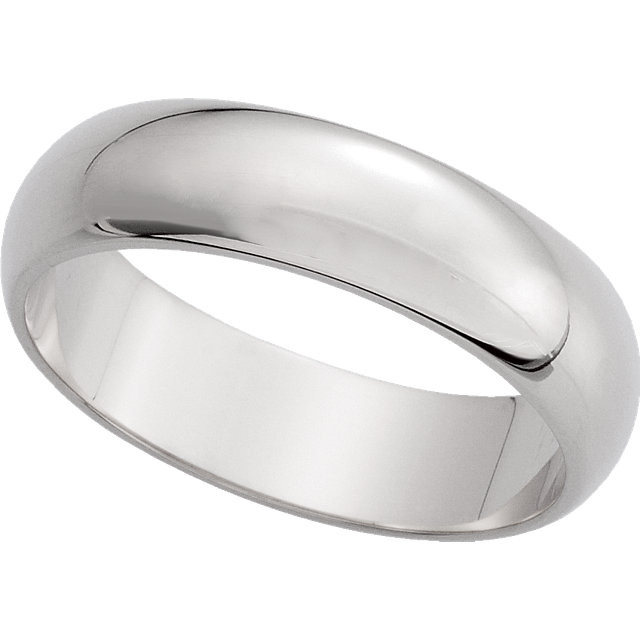 Grooms Wedding Ring
 New Men s 14k White Gold 5mm Half Round Groom Wedding Band