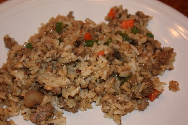 Ground Beef Fried Rice
 Ground Beef Fried Rice