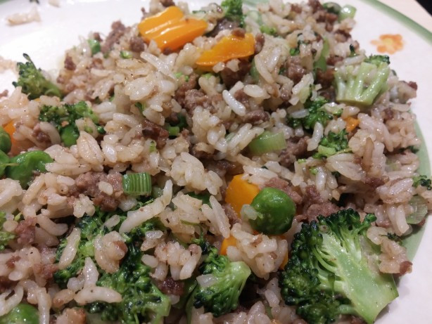 Ground Beef Fried Rice
 Kittencals Ground Beef Fried Rice Recipe Food