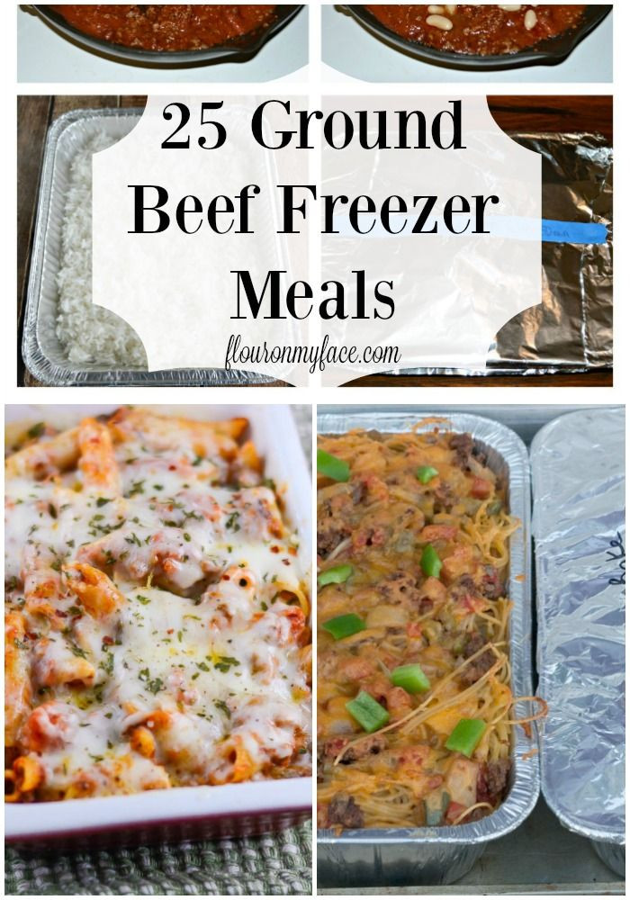 Ground Beef In Freezer
 25 Ground Beef Freezer Meals Flour My Face