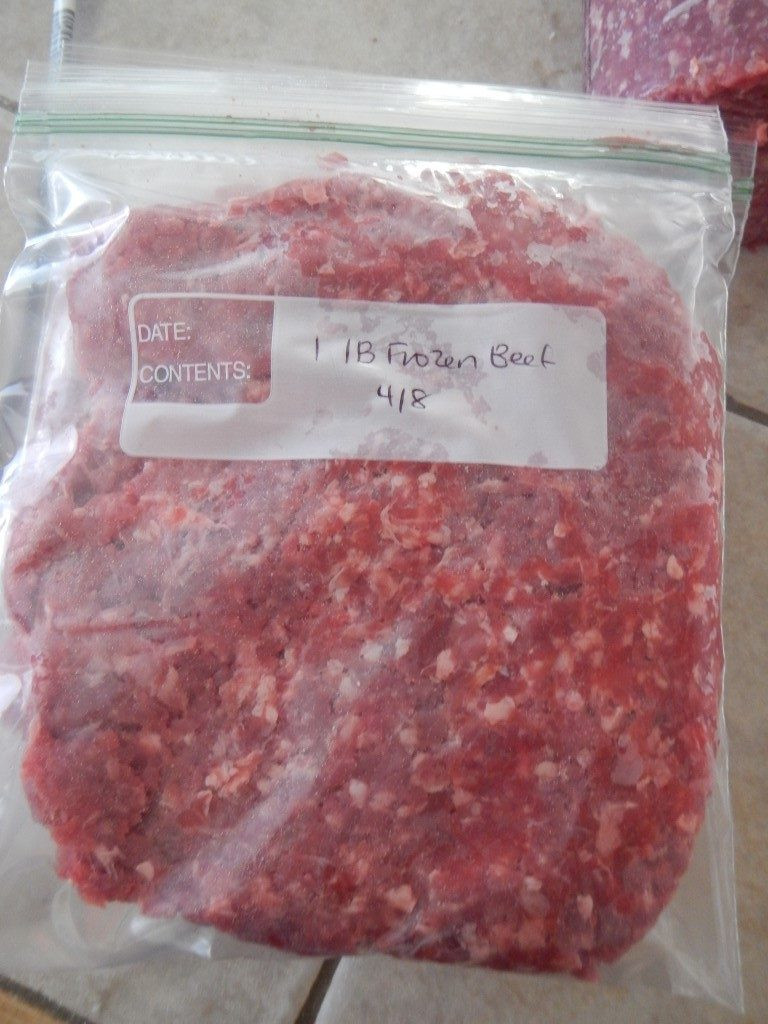 Ground Beef In Freezer
 How I Processed 20 Pounds of Ground Beef Freezer Meal Prep