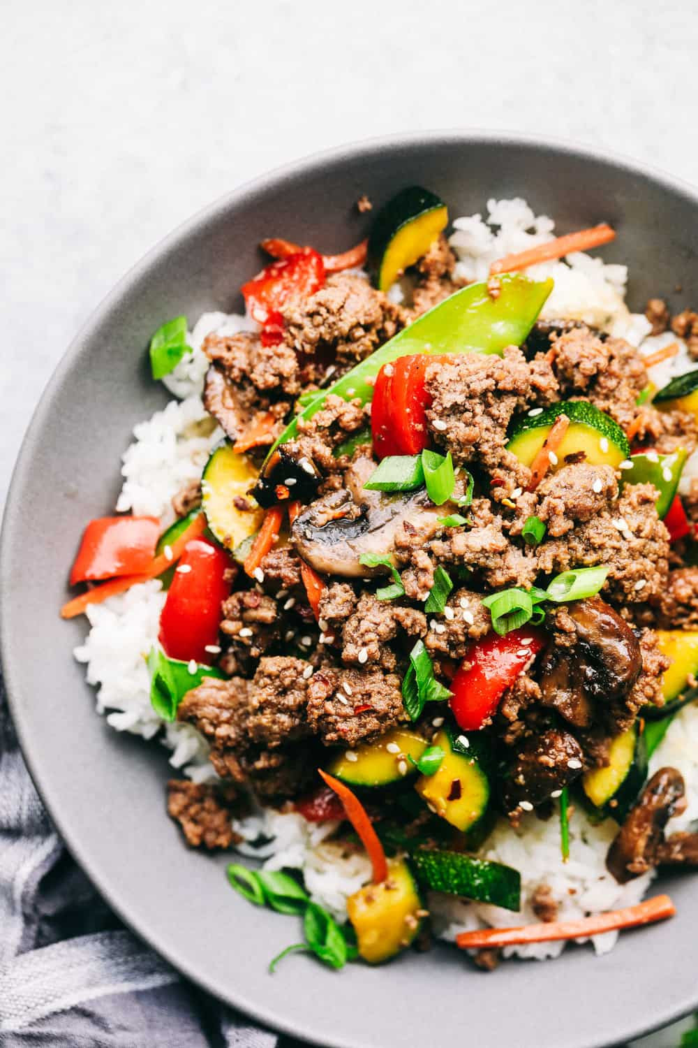 Ground Beef Vegetable Recipes
 Korean Ground Beef Stir Fry