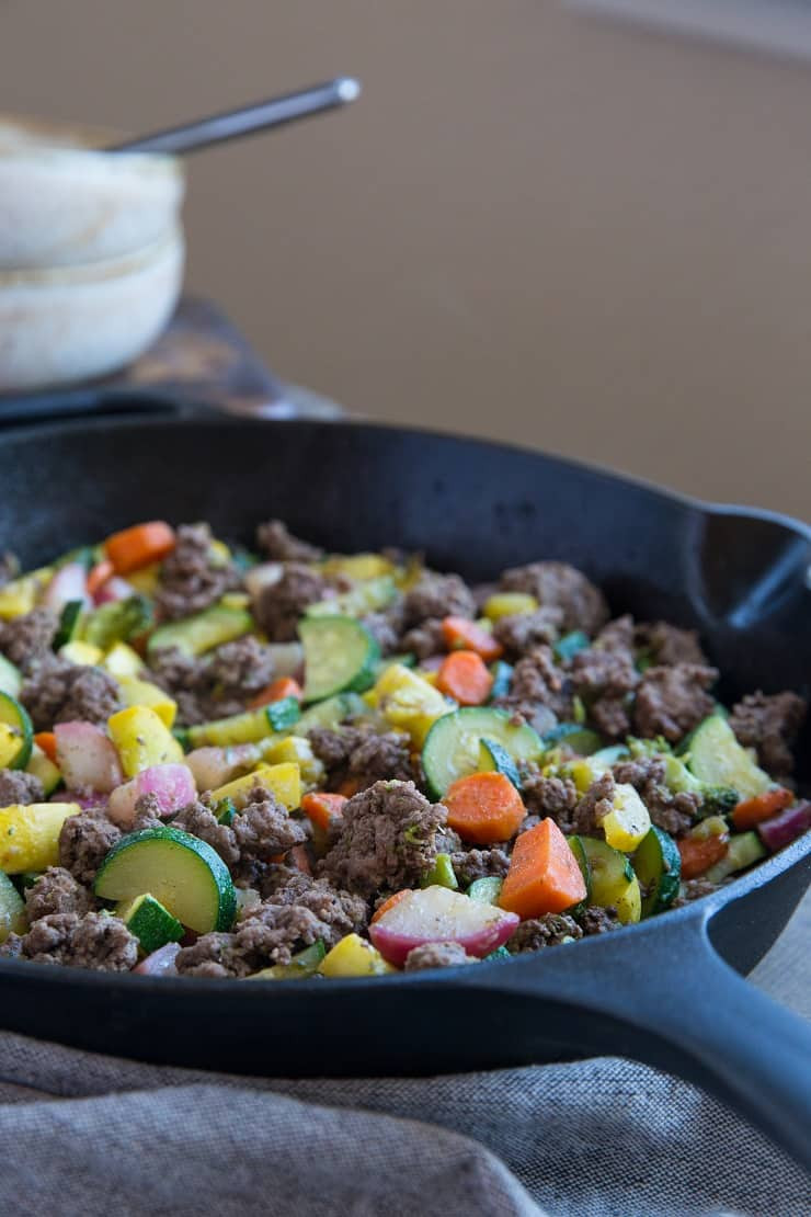 Ground Beef Vegetable Recipes
 30 Minute Ve able and Ground Beef Skillet The Roasted Root