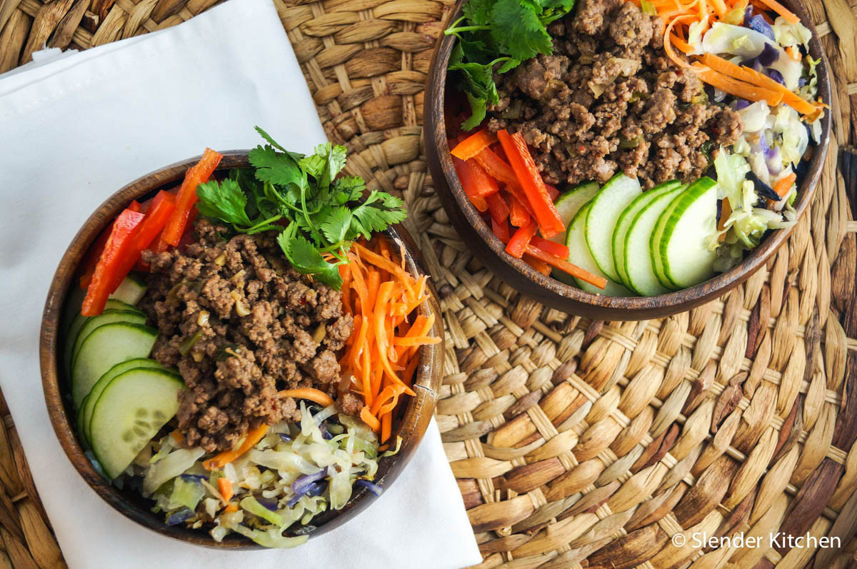 Ground Beef Vegetable Recipes
 Bulgogi Ground Beef Bowls with Ve ables Slender Kitchen