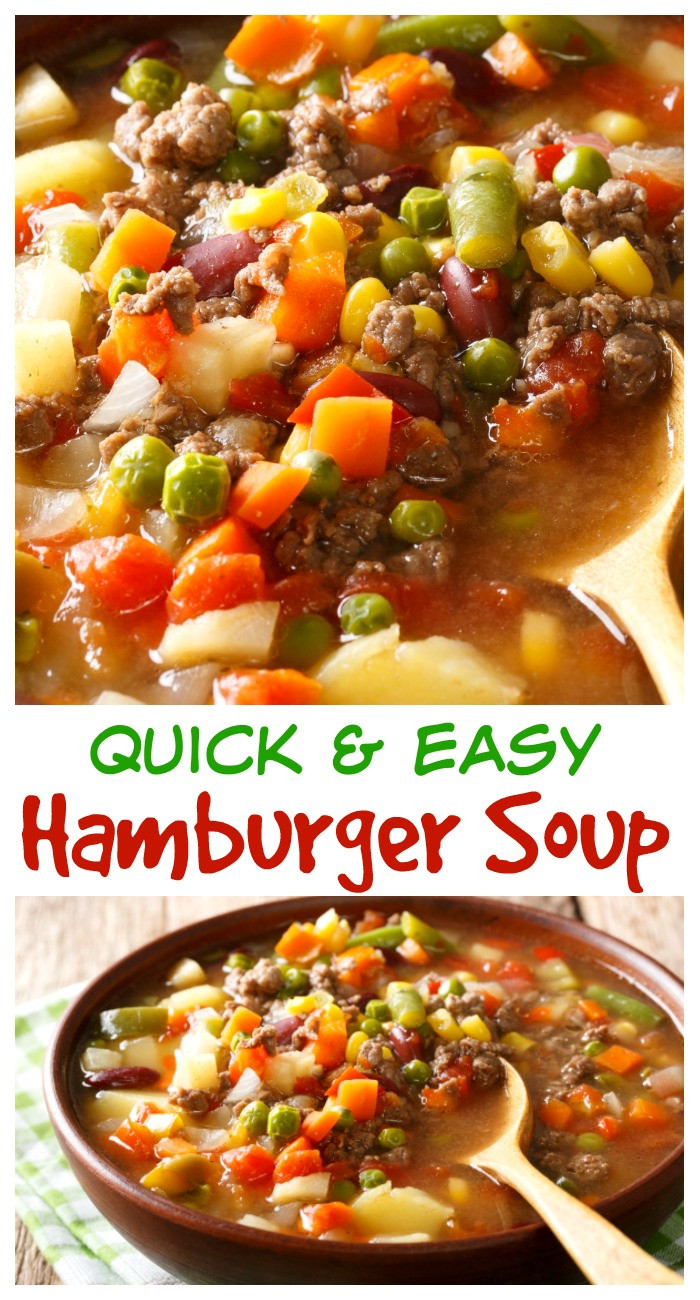 Ground Beef Vegetable Recipes
 Easy Ve able Beef Soup The Weary Chef